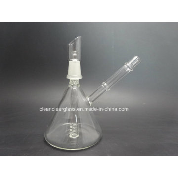 Mini Clear Glass Oil Rig Vapor Wholesale with Injected Tube